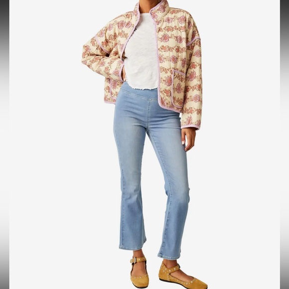 WE THE FREE In My Feelings Mid Rise Pull On Cropped Boot Jeans--S - Picture 3 of 14